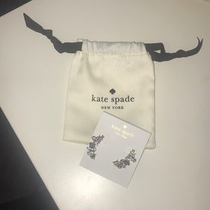 Kate Spade Statement Earrings with Carrying Bag